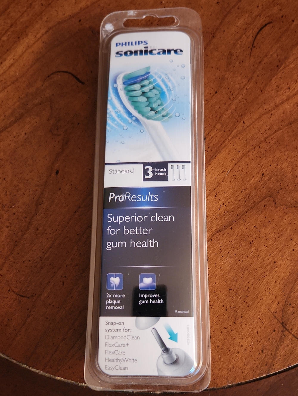 Philips Sonicare Replacement Brush Heads - White & Teal